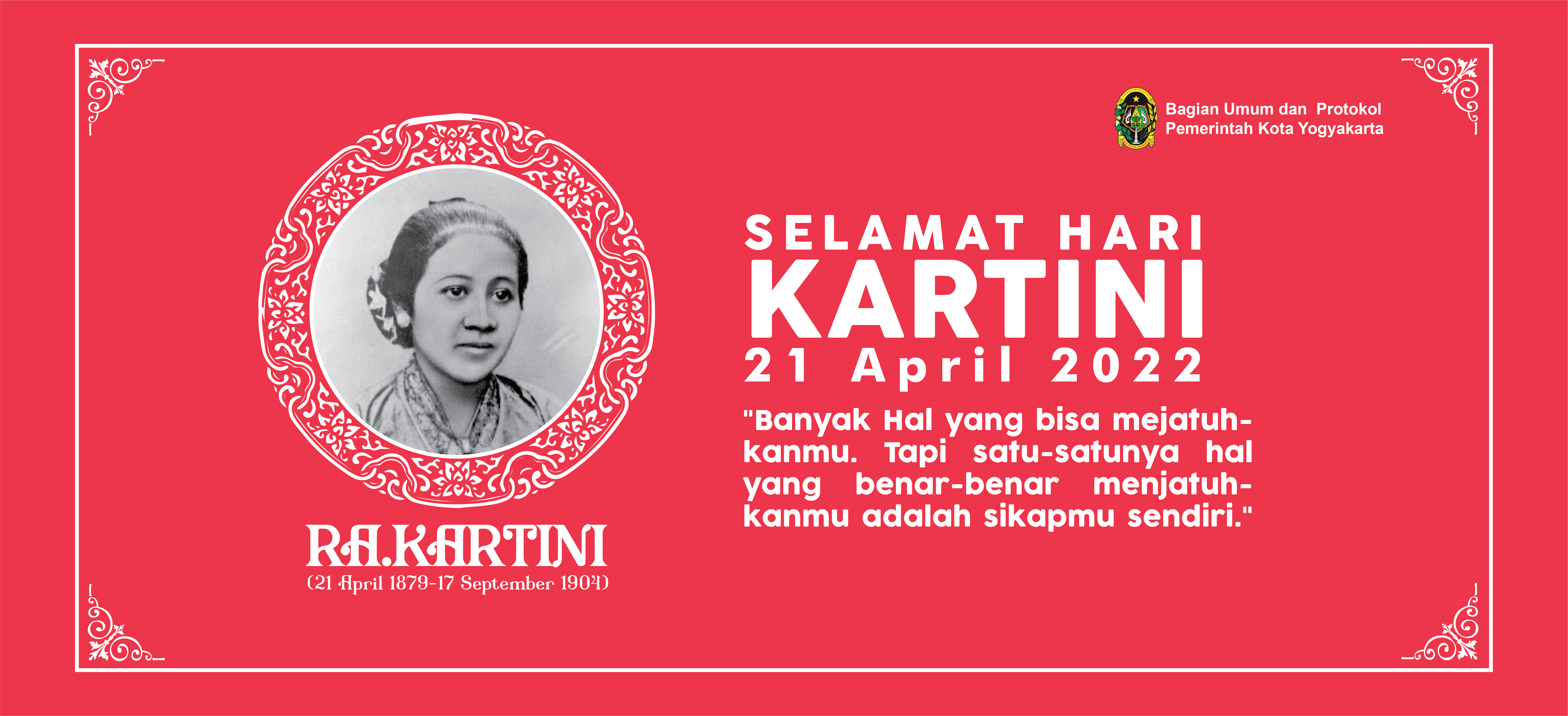 Selamat Hari Kartini bagi seluruh wanita di Indonesia !