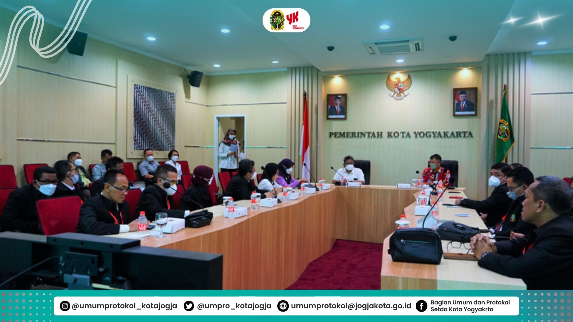 Penerimaan Peserta Pelatihan Kepempinan Nasional Tingkat II Angkatan XI BPSDM Provinsi Jawa Barat di Pemerintah Kota Yogyakarta