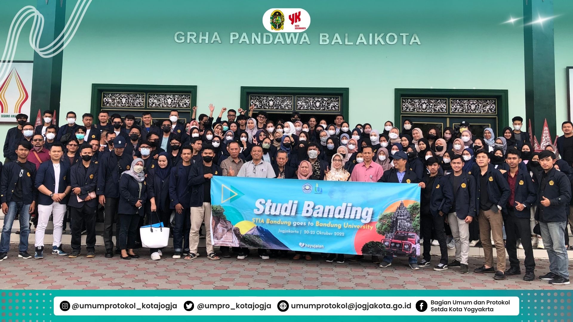 Studi Banding Sekolah Tinggi Ilmu Administrasi (STIA) Bandung Ke Pemerintah Kota Yogyakarta