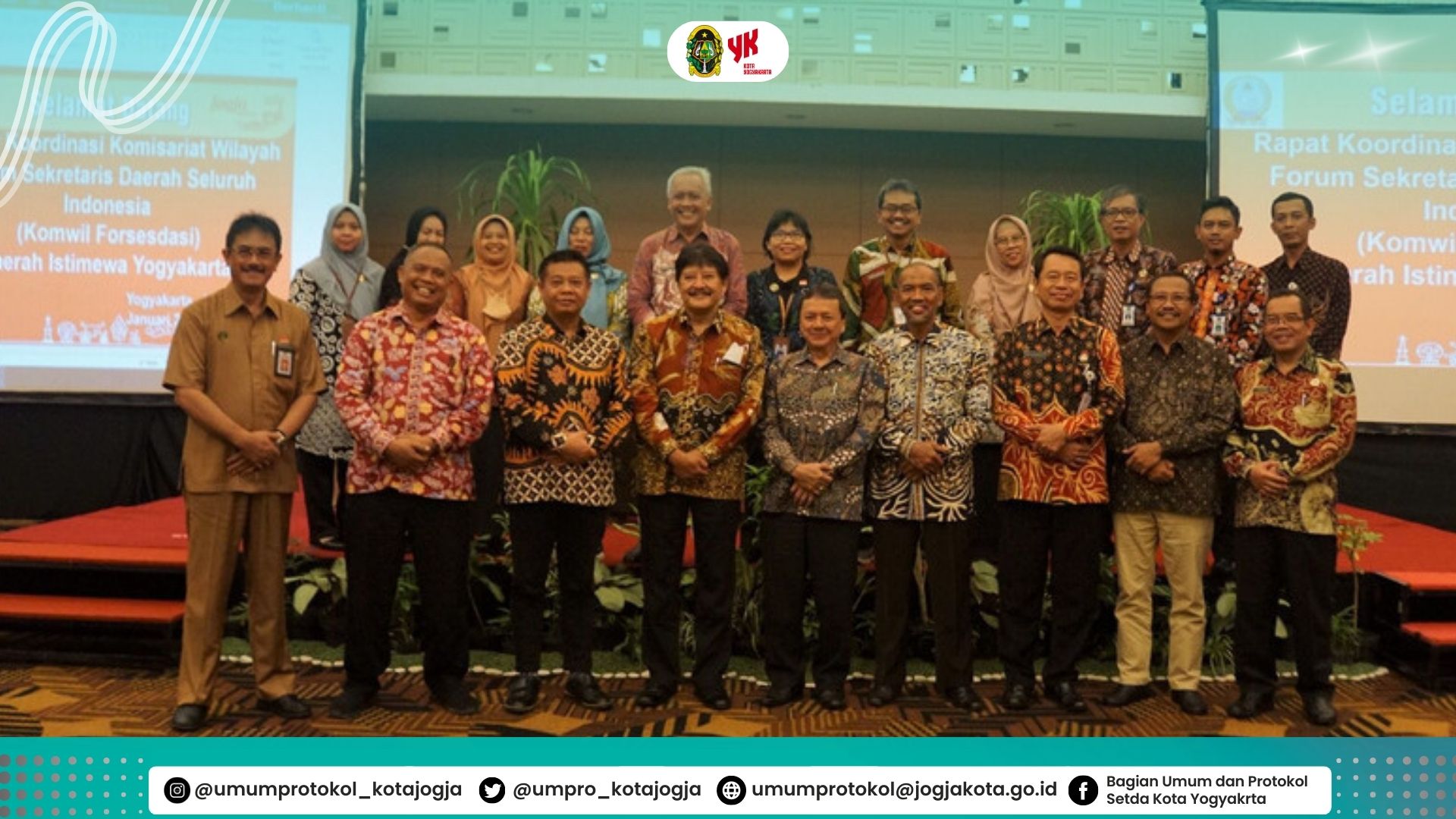 Rapat Koordinasi Komisariat Wilayah Forum Sekretaris Daerah Seluruh Indonesia (Komwil Forsesdasi) DIY