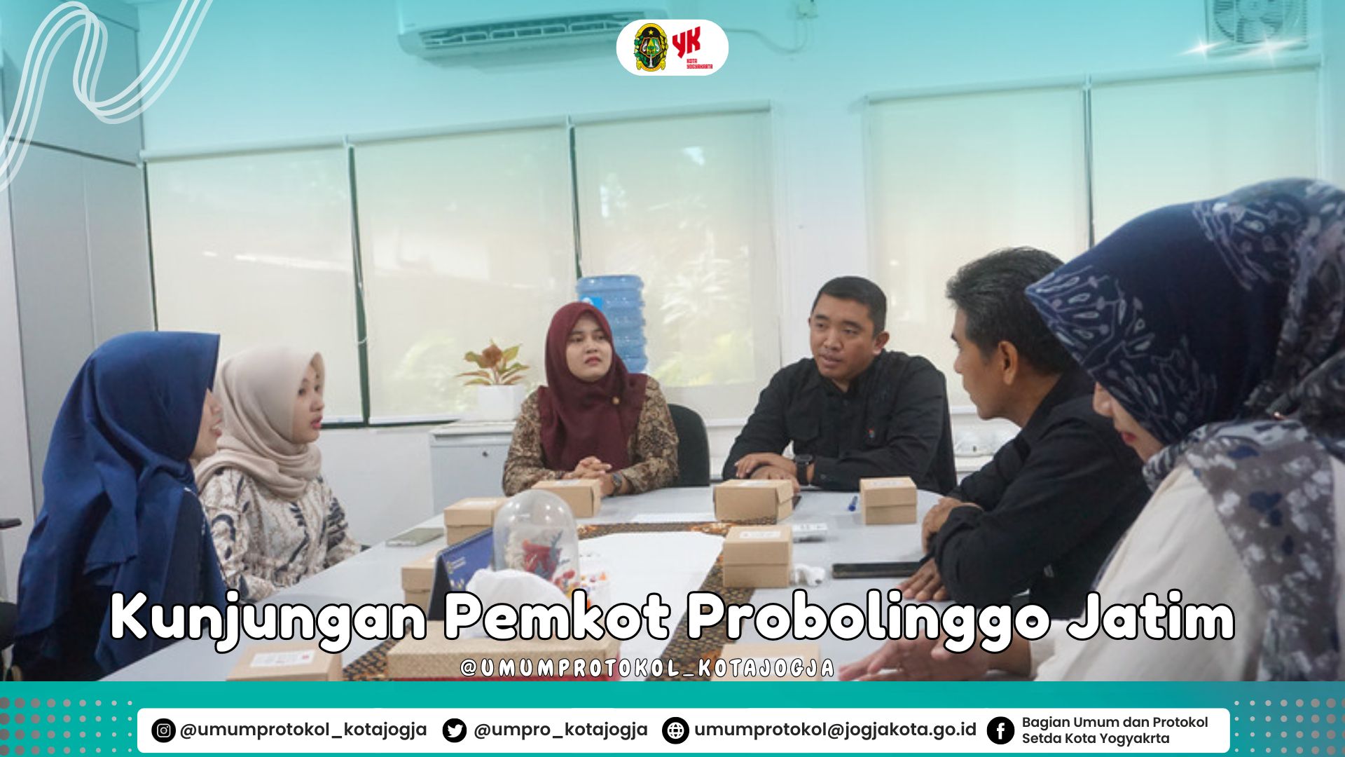 Kunjungan Kerja Pemerintah Kota Probolinggo, Jawa Timur Ke Bagian Umum dan Protokol Setda Kota Yogyakarta