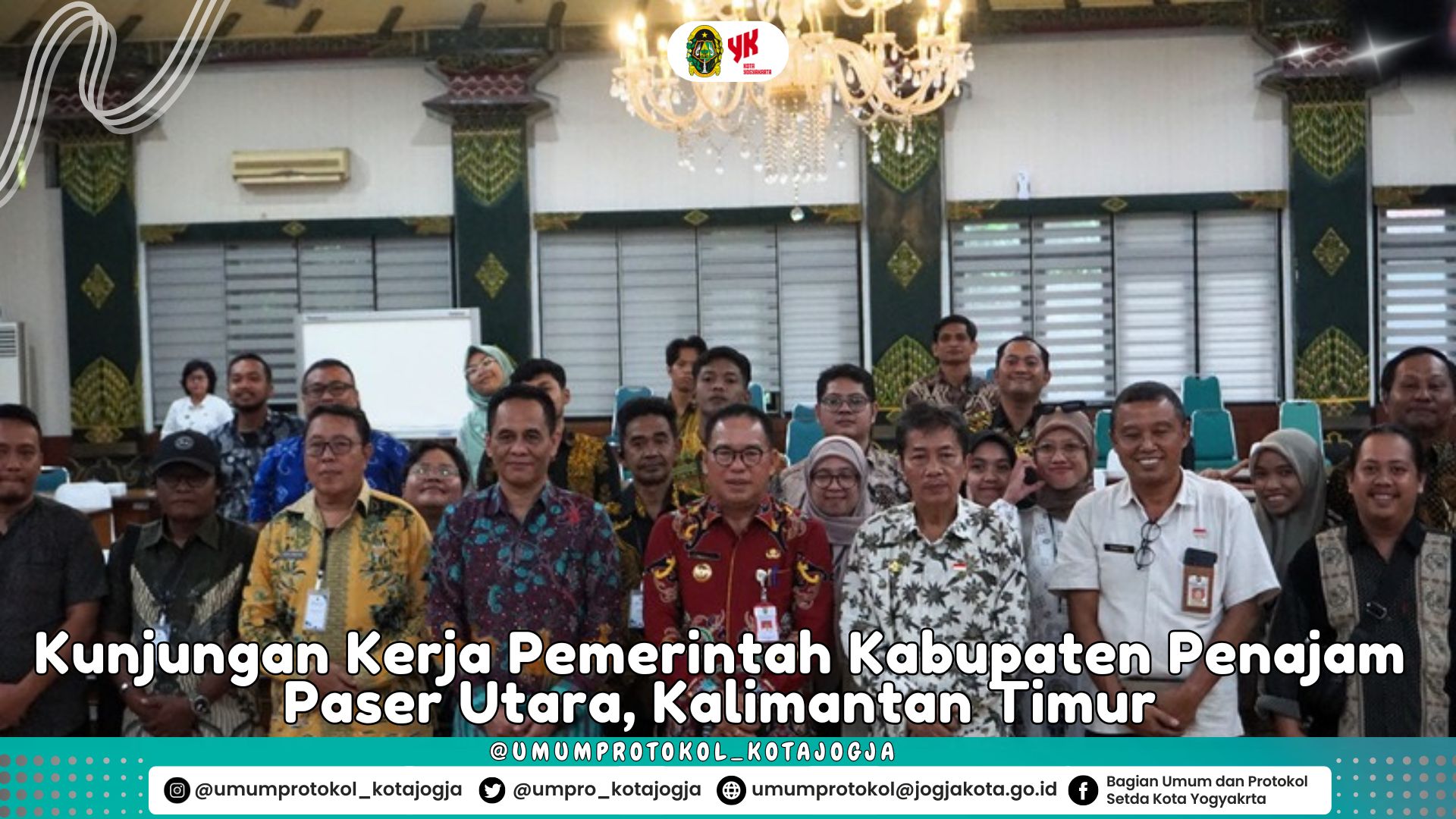 Kunjungan kerja Pemerintah Kabupaten Penajam Paser Utara, Kalimantan Timur Pengelolaan Informasi dan Komunikasi Publik