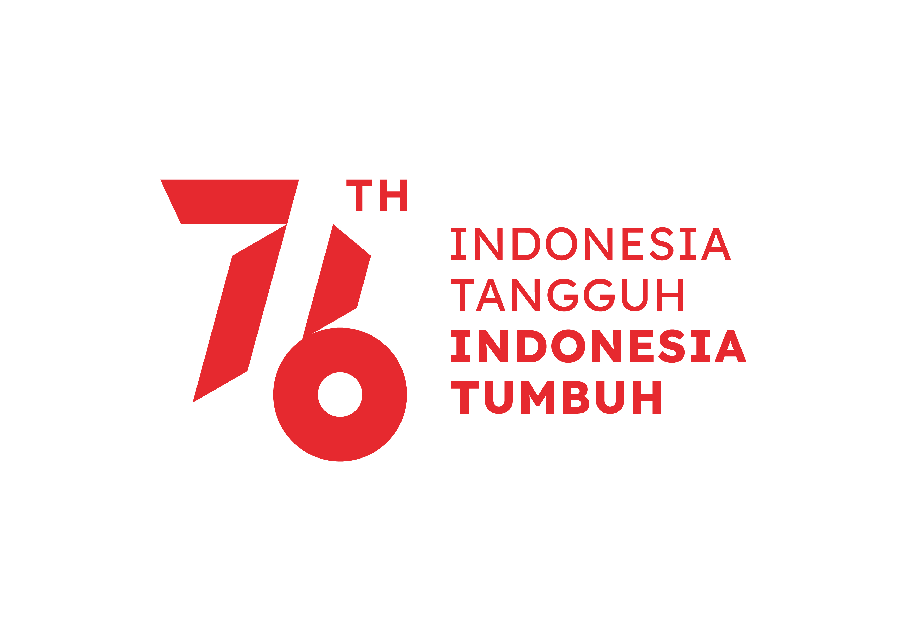 Logo Peringatan HUT Kemerdekaan RI ke-76 tahun 2021